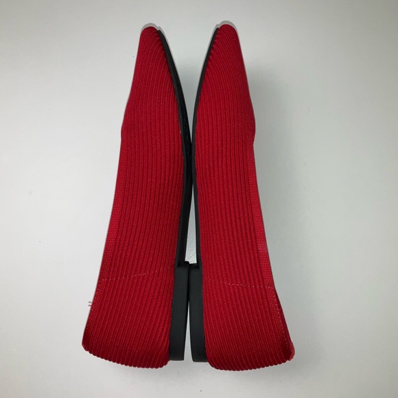 Red Women's Flats - Picture 10 of 16